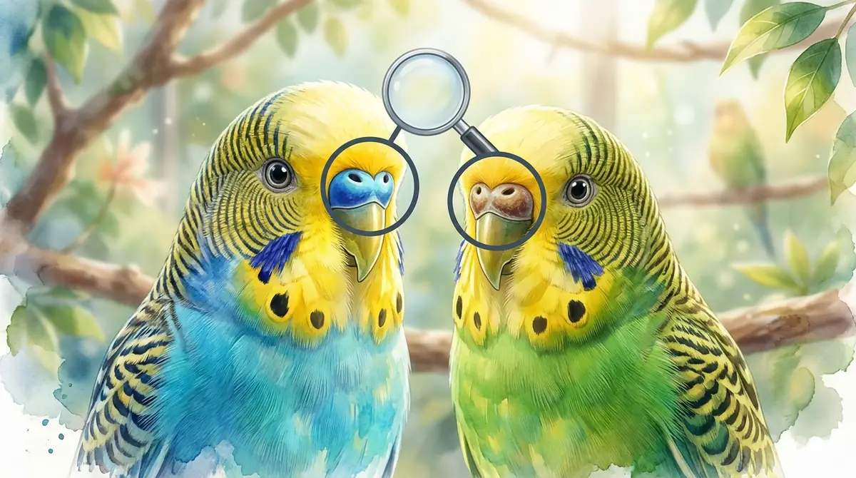 セキセイインコのオスとメスの特徴・見分け方