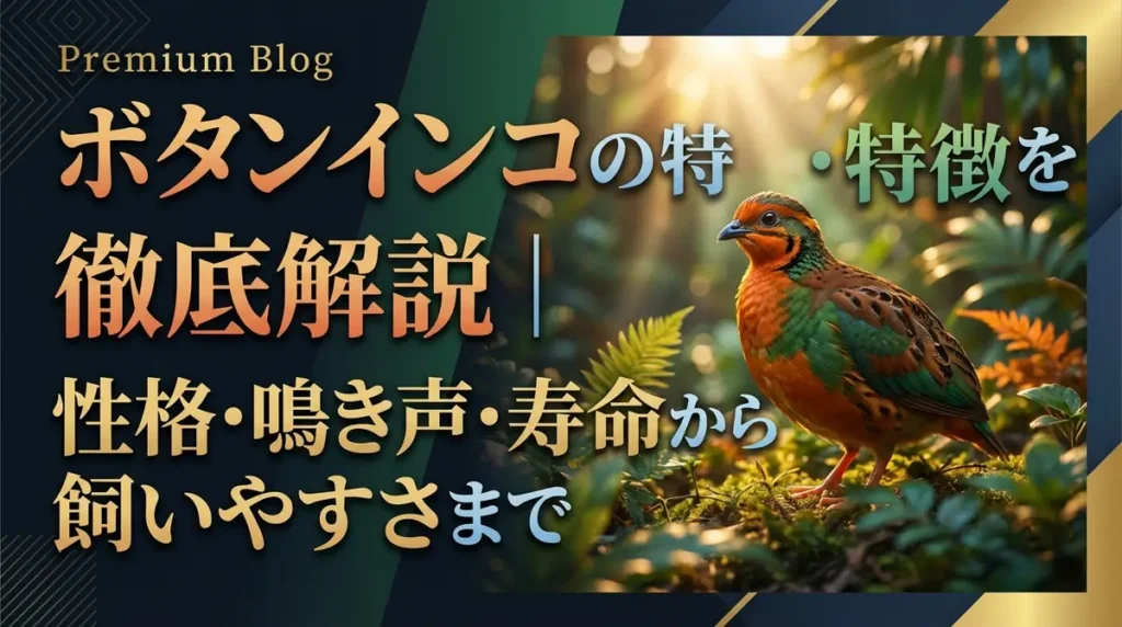 ボタンインコの特徴を徹底解説｜性格・鳴き声・寿命から飼いやすさまで