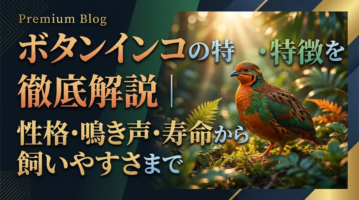 ボタンインコの特徴を徹底解説｜性格・鳴き声・寿命から飼いやすさまで