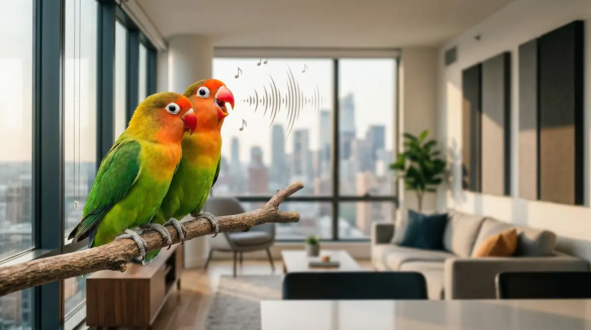 ボタンインコの鳴き声の特徴｜うるさい？マンションで飼える？