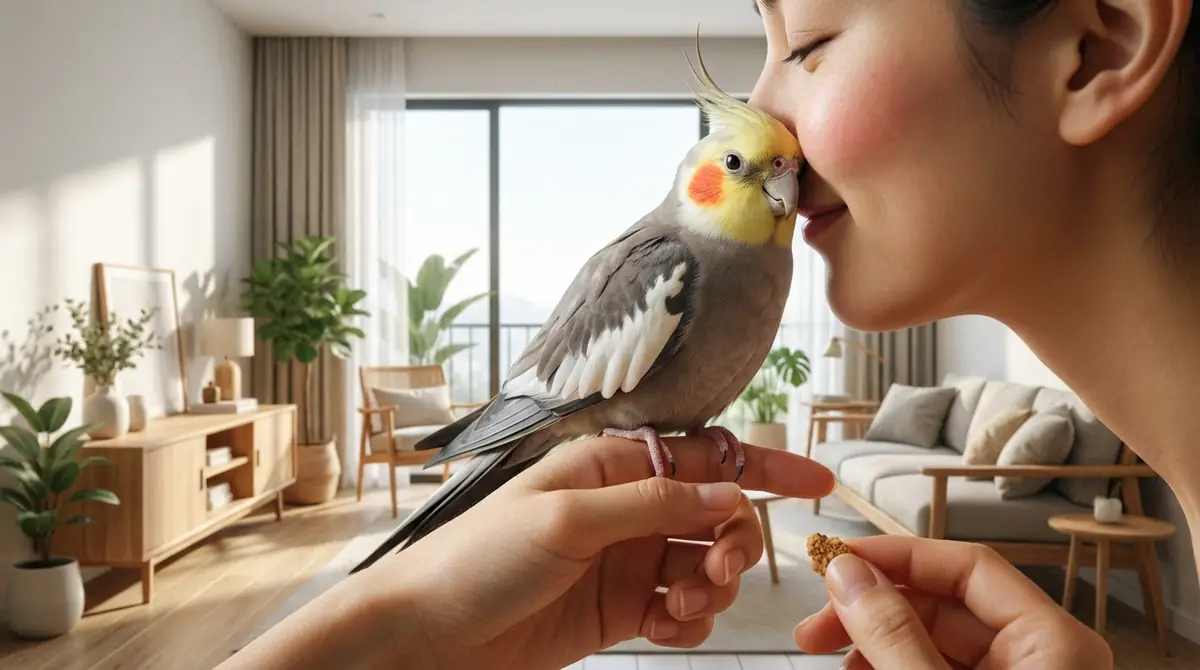 オカメインコの性格の特徴|飼いやすさの理由と注意点