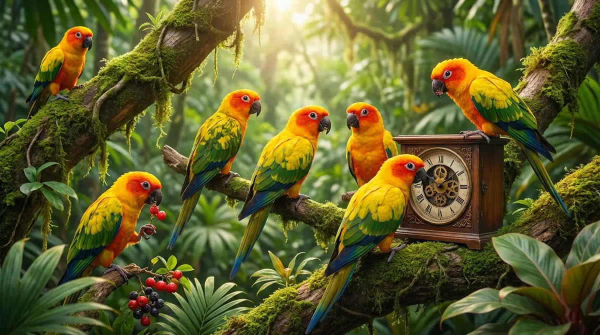 コガネメキシコインコの寿命と健康面の特徴