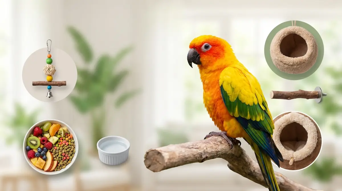 コガネメキシコインコの特徴から分かる飼育の5つのポイント