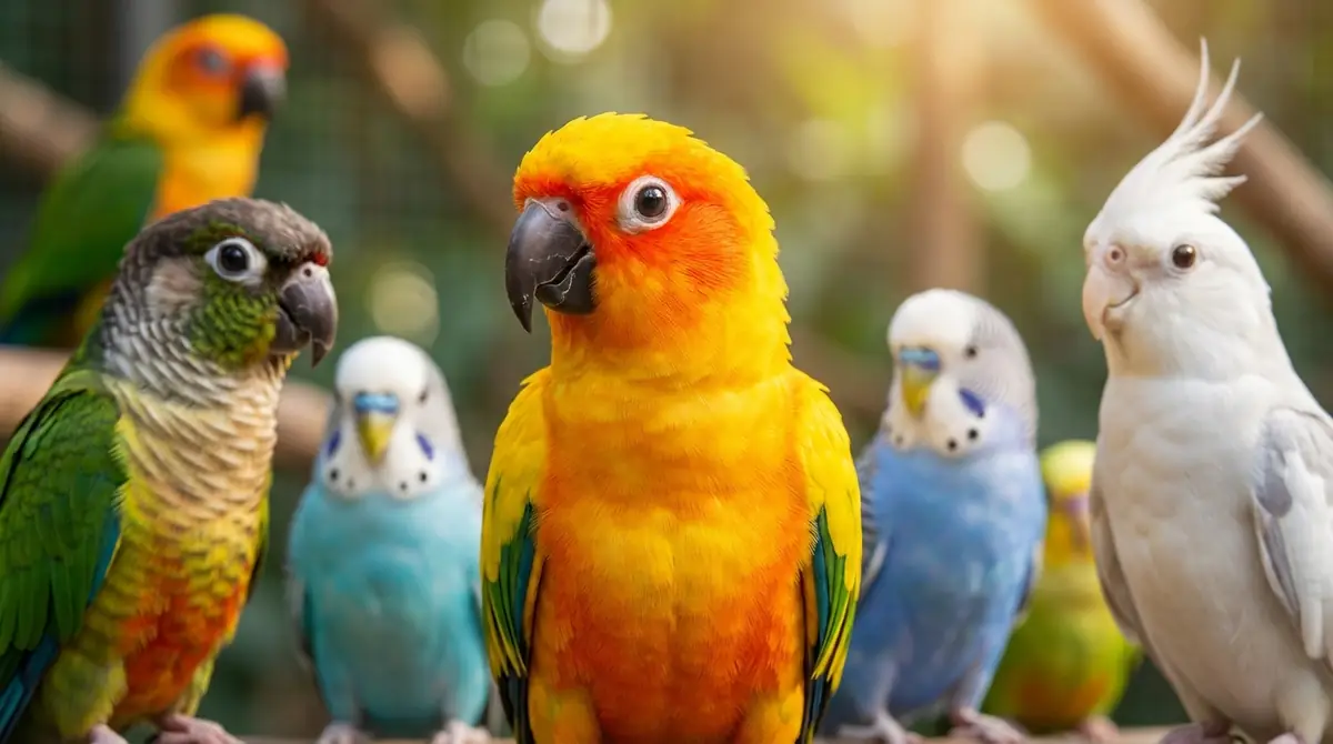 他のインコとの違いを比較|コガネメキシコインコの特徴が際立つポイント