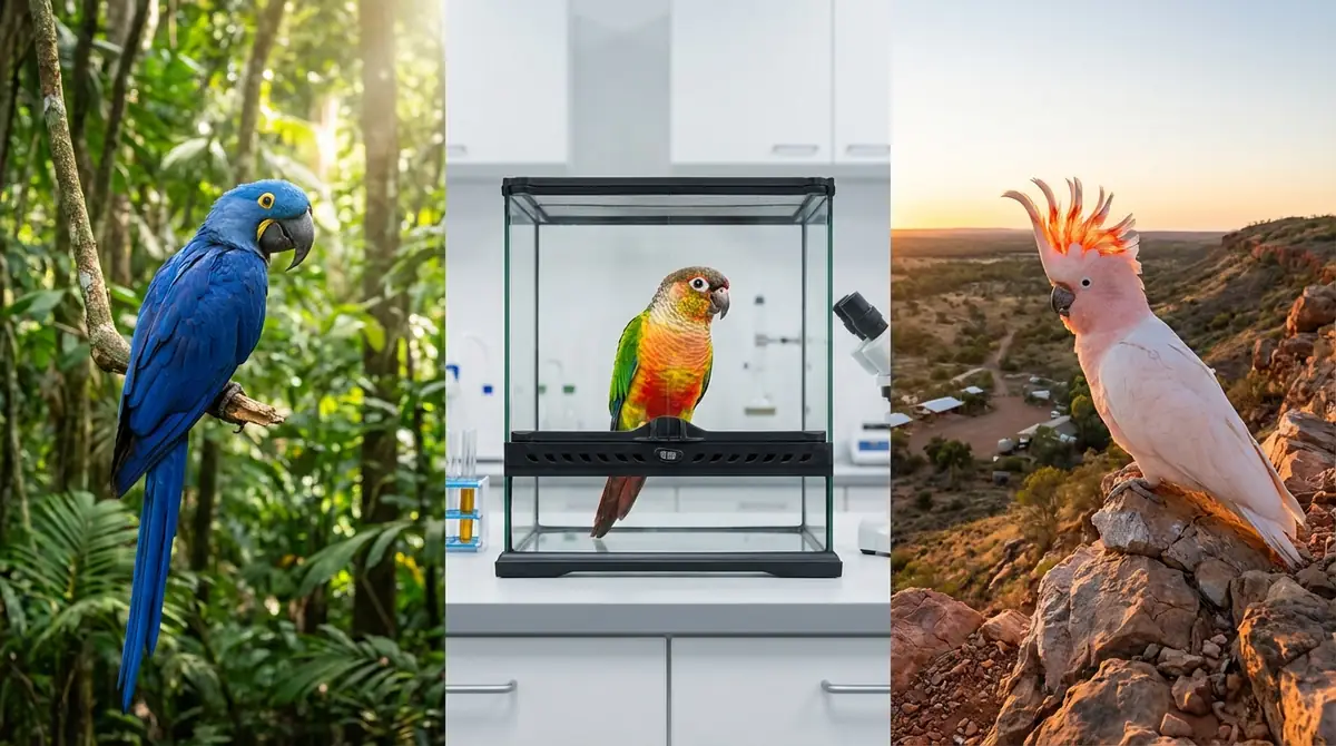 インコが珍しい種類になる3つの理由