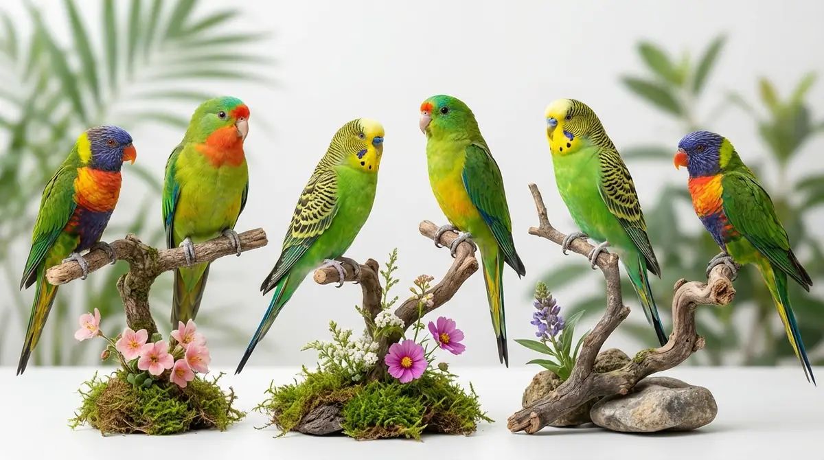 【図鑑】小型の珍しいインコ6選（体長20cm未満）