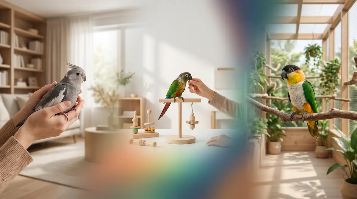 あなたに合った中型インコの選び方【目的別】