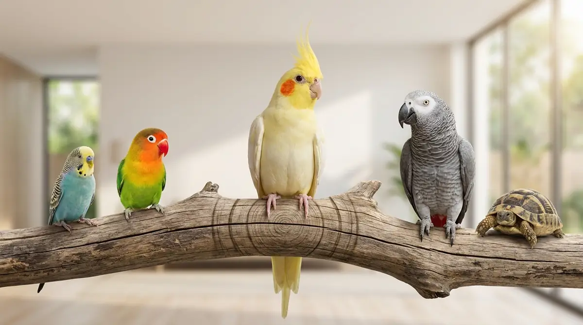 他のインコ・ペットとオカメインコの寿命を比較