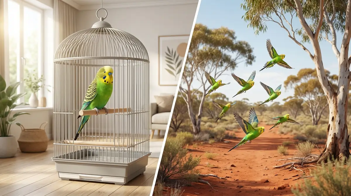 セキセイインコの寿命は平均10〜15年【飼育下と野生の違い】