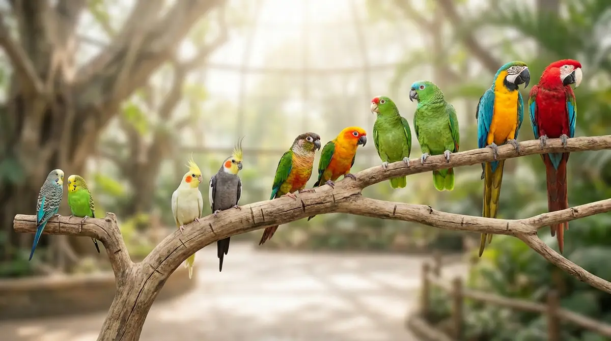 他のインコとセキセイインコの寿命を比較【一覧表】