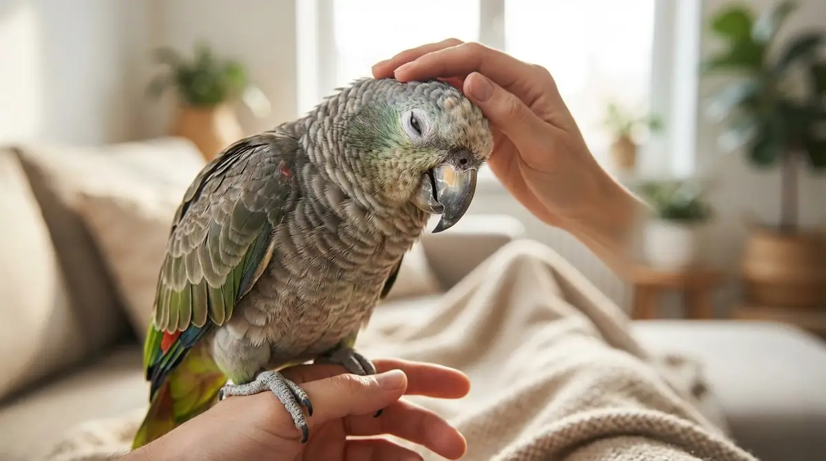 インコの老化サインと寿命が近いときの接し方
