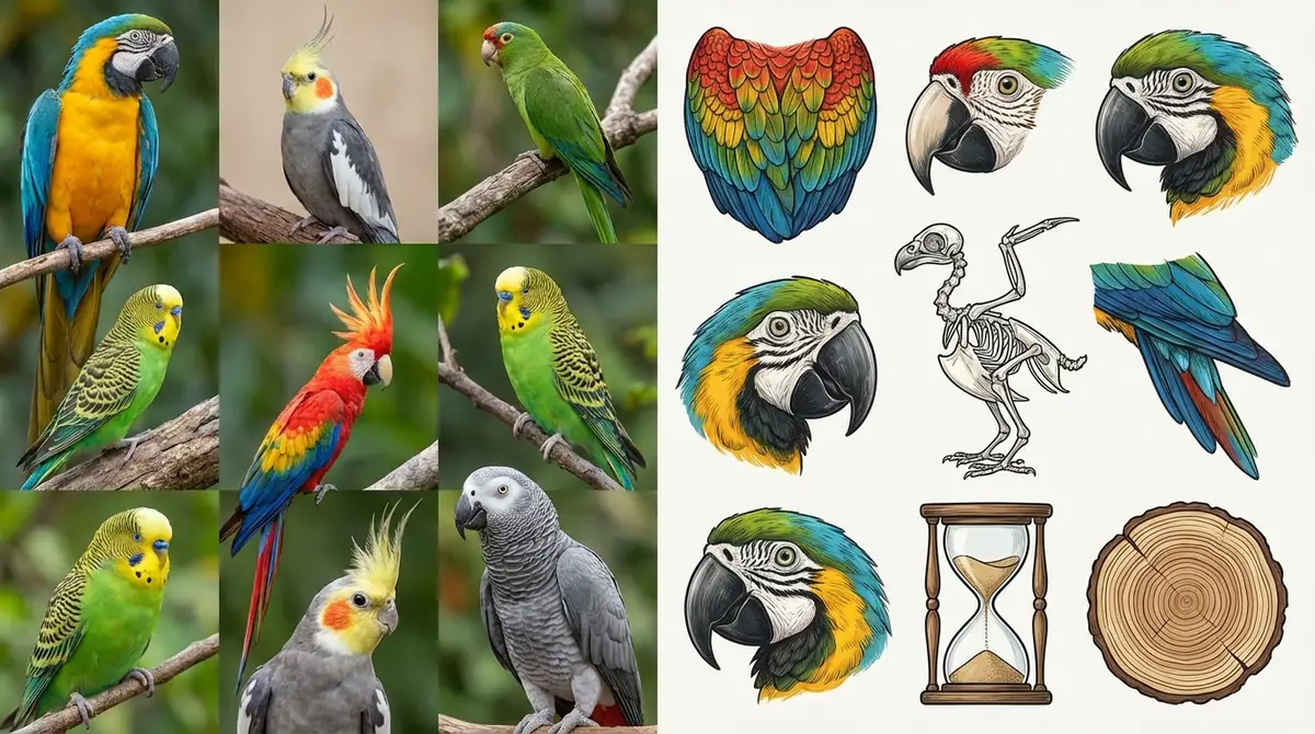 インコの寿命と身体的特徴