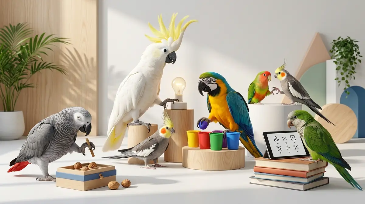 インコの知能を示す5つの驚きの能力