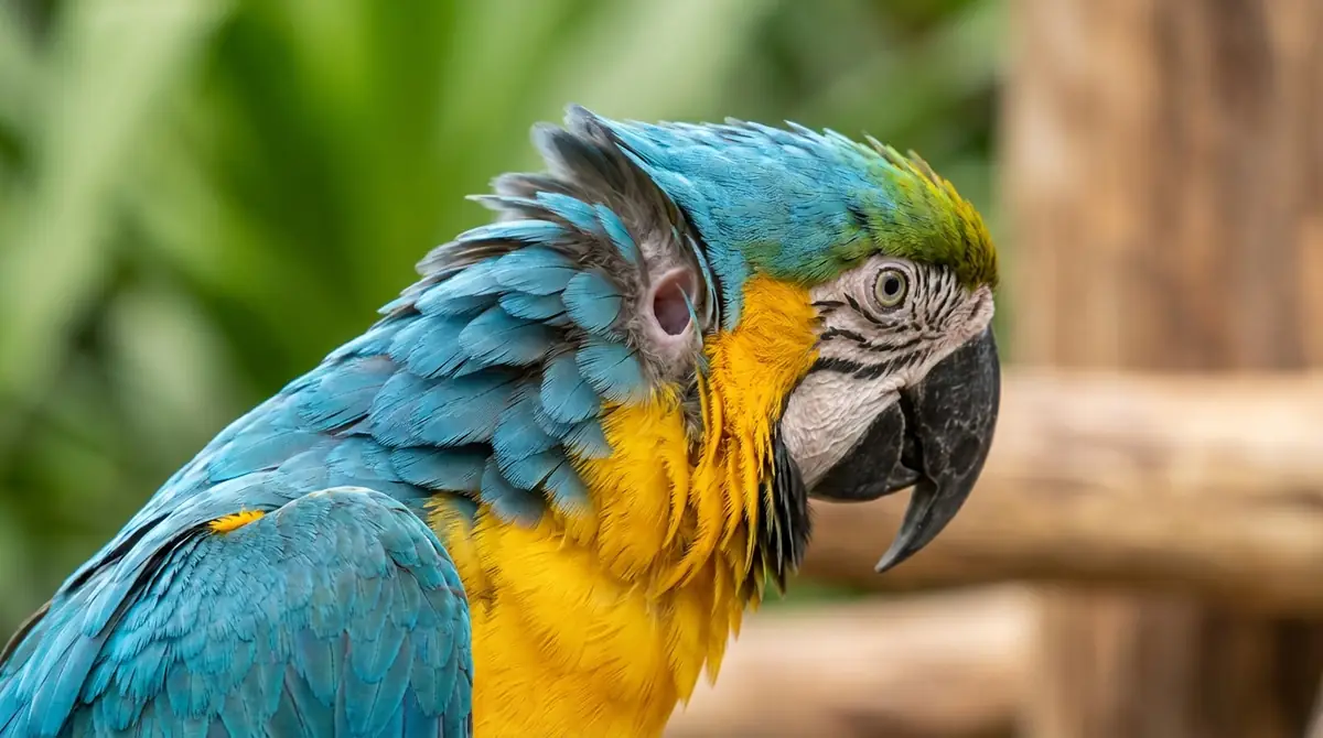 インコに耳はある？羽毛の下に隠れた聴覚器官の位置を解説