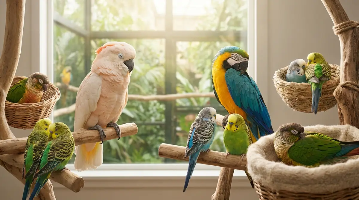 【種類別】インコの睡眠時間の目安一覧