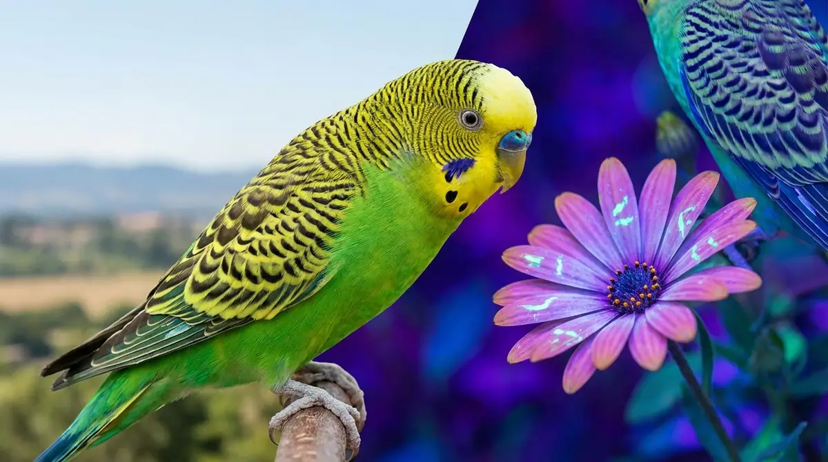 紫外線が見える!インコの4色型色覚(テトラクロマット)とは