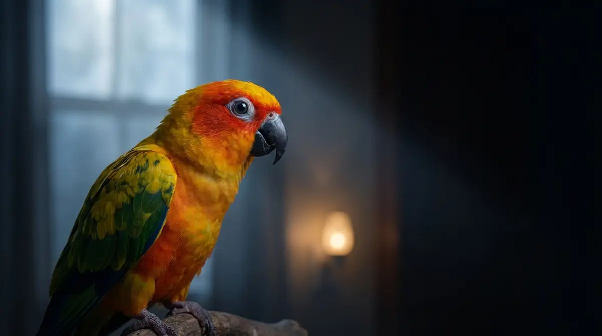 インコは夜目が見える?暗所での視力と注意点