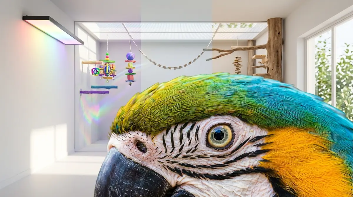 インコの視力特性を活かした飼育環境づくり5つのポイント