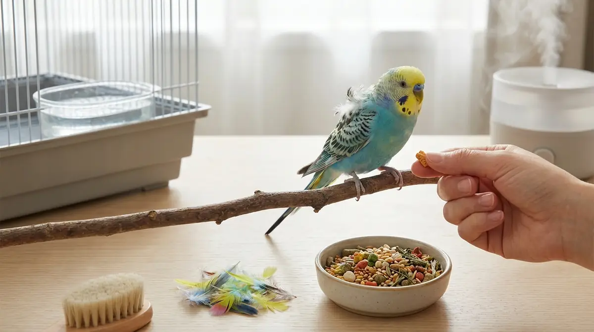 インコの換羽期ケア方法|今日からできる5つの対策