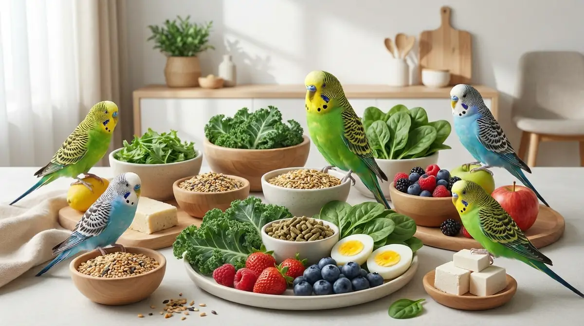 換羽期のインコにおすすめの食べ物・栄養素一覧