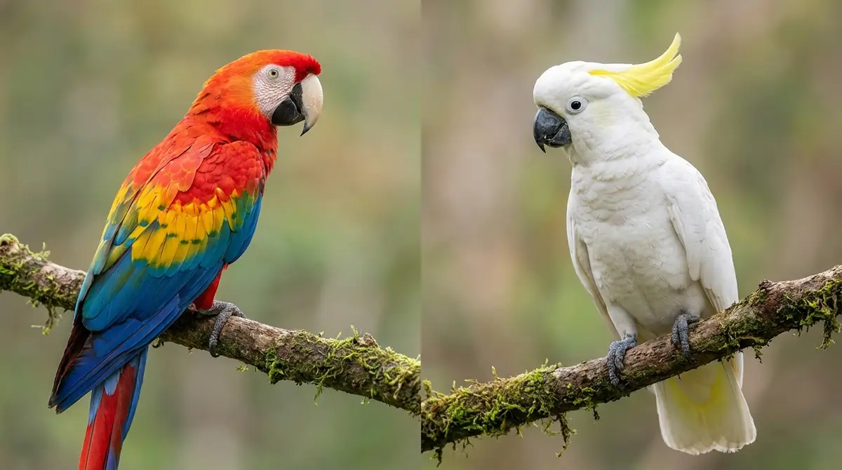 【一覧表】インコとオウムの違いを総まとめ