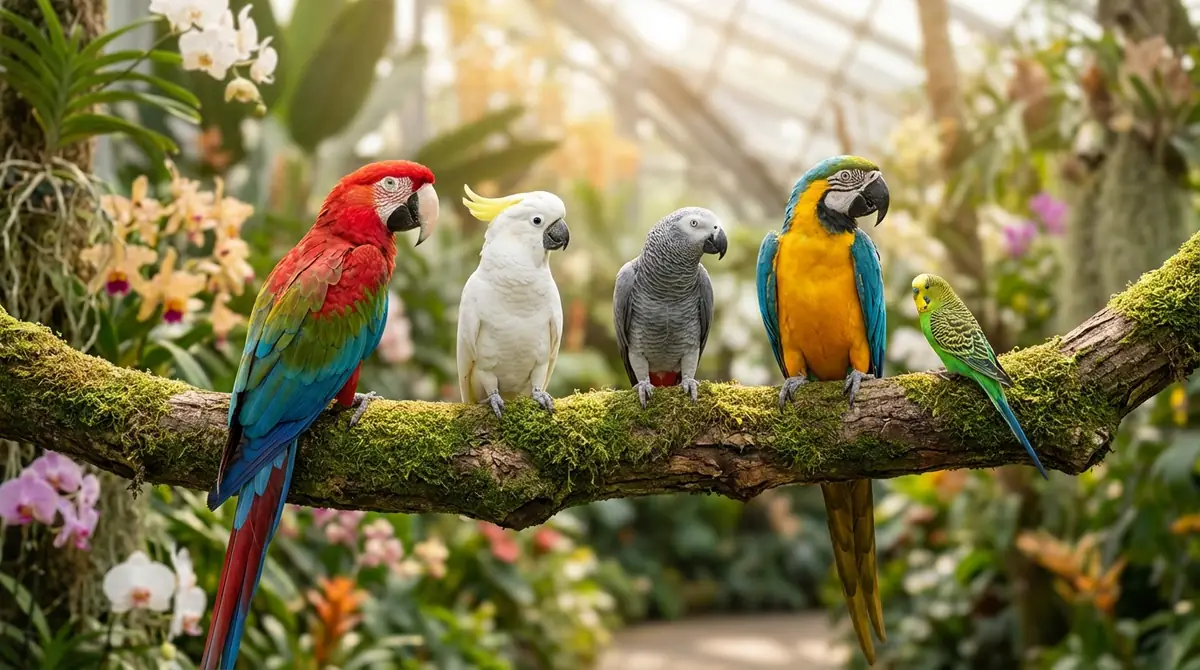 代表的なインコとオウムの種類を紹介