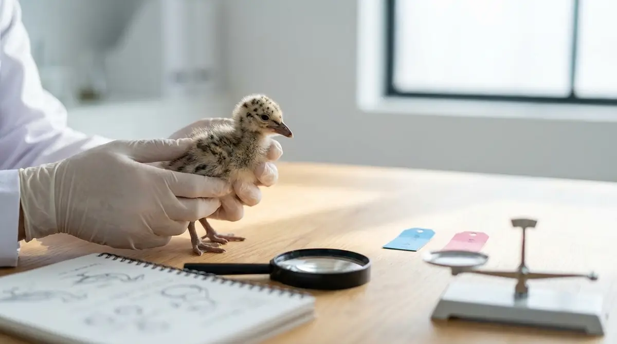 雛・若鳥(生後6ヶ月未満)の性別の見分け方