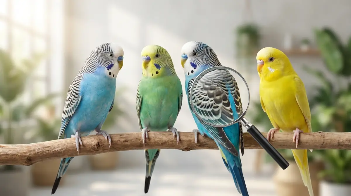 品種別に解説|判別が難しいセキセイインコの見分け方