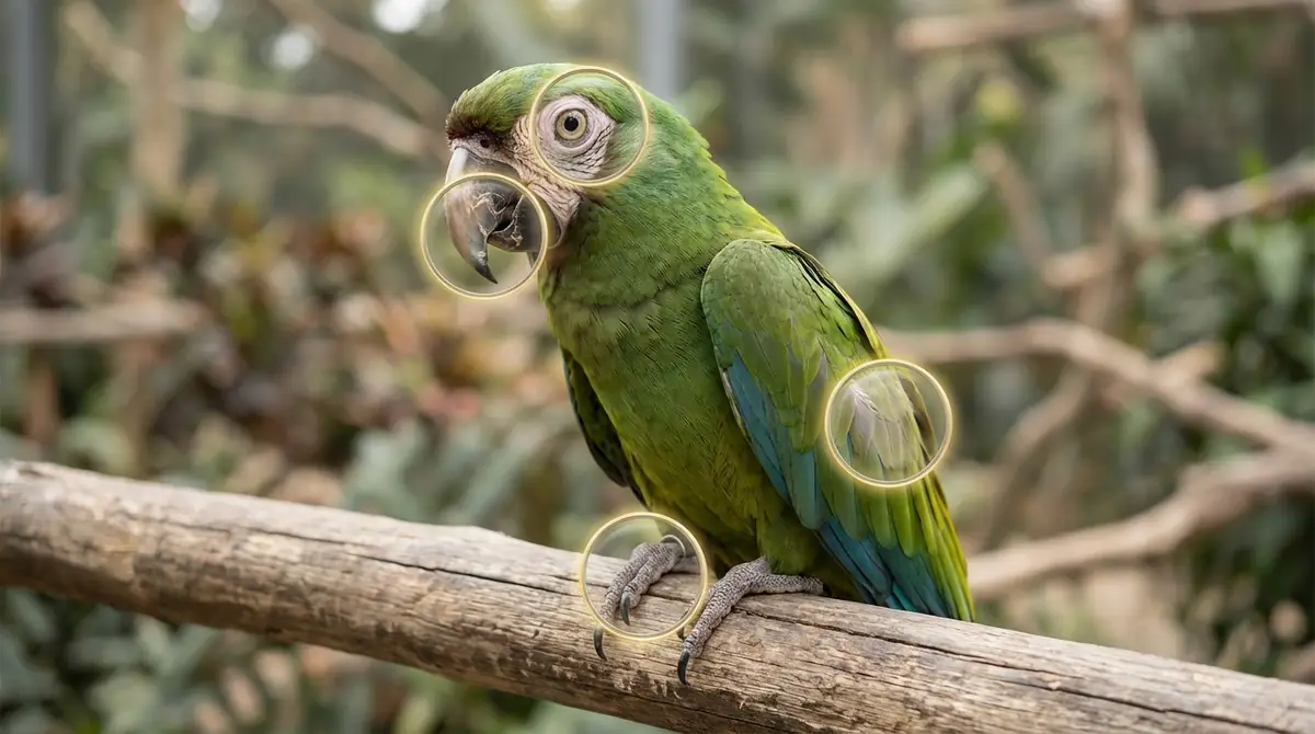 【部位別】インコの年齢を見分ける4つのチェックポイント