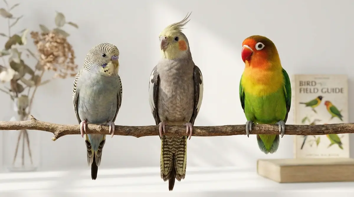 【種類別】セキセイ・オカメ・コザクラインコの年齢の見分け方