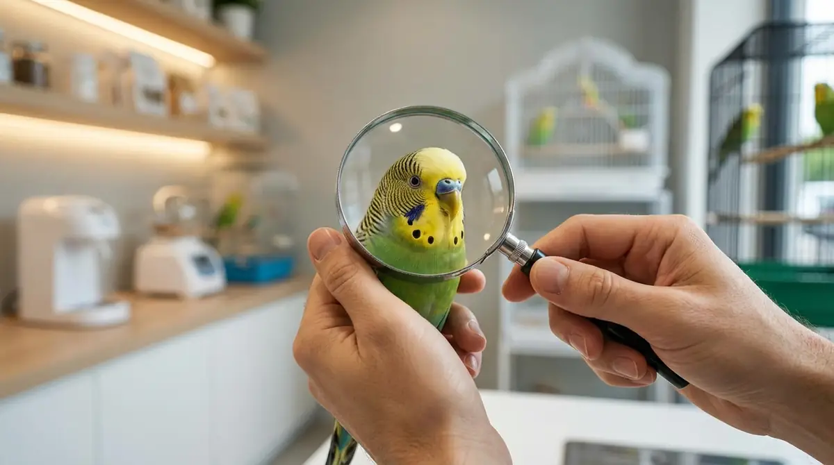 ペットショップでインコの年齢を確認する方法