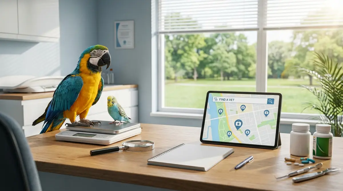 インコの健康管理に役立つ道具と病院の探し方