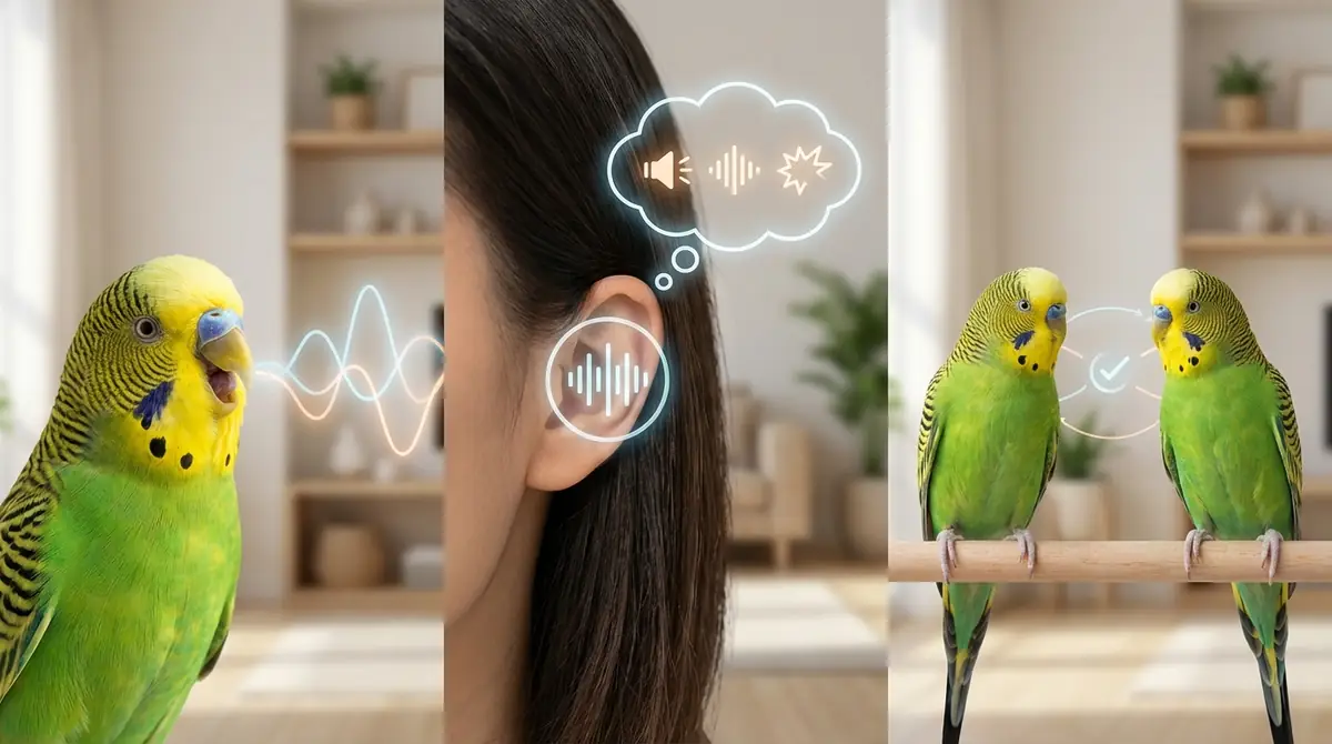 セキセイインコの鳴き声を正しく聞き分ける3つのコツ