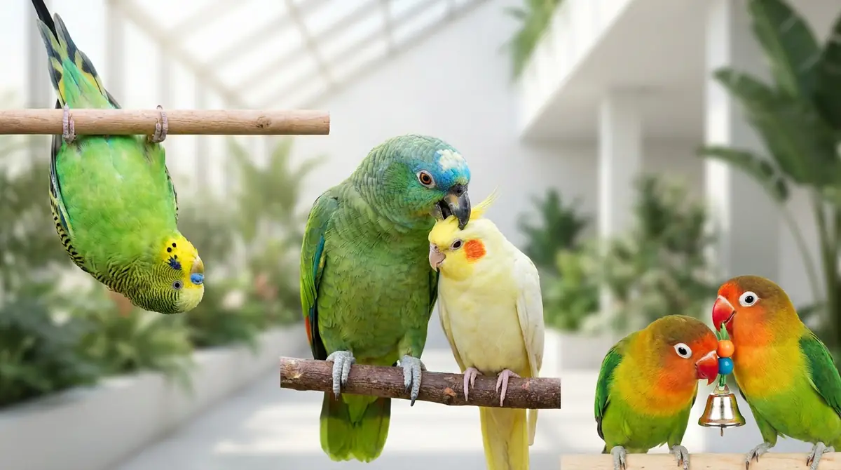 【感情別】インコの行動と意味一覧