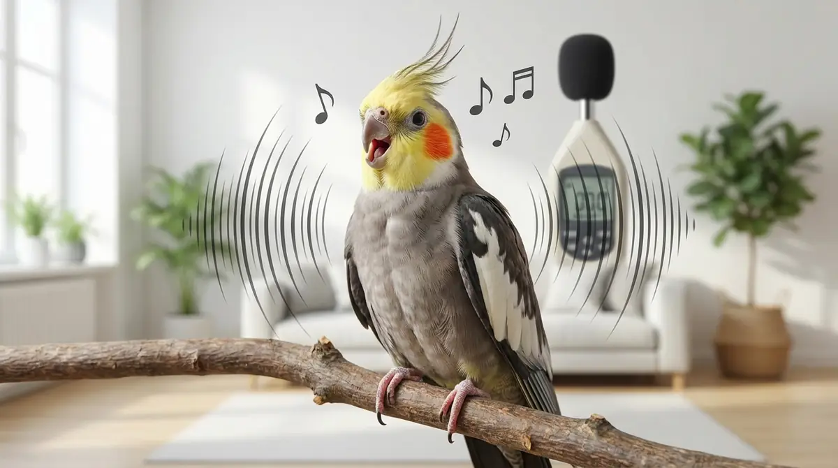 オカメインコの鳴き声はどのくらいうるさい?騒音レベルを解説