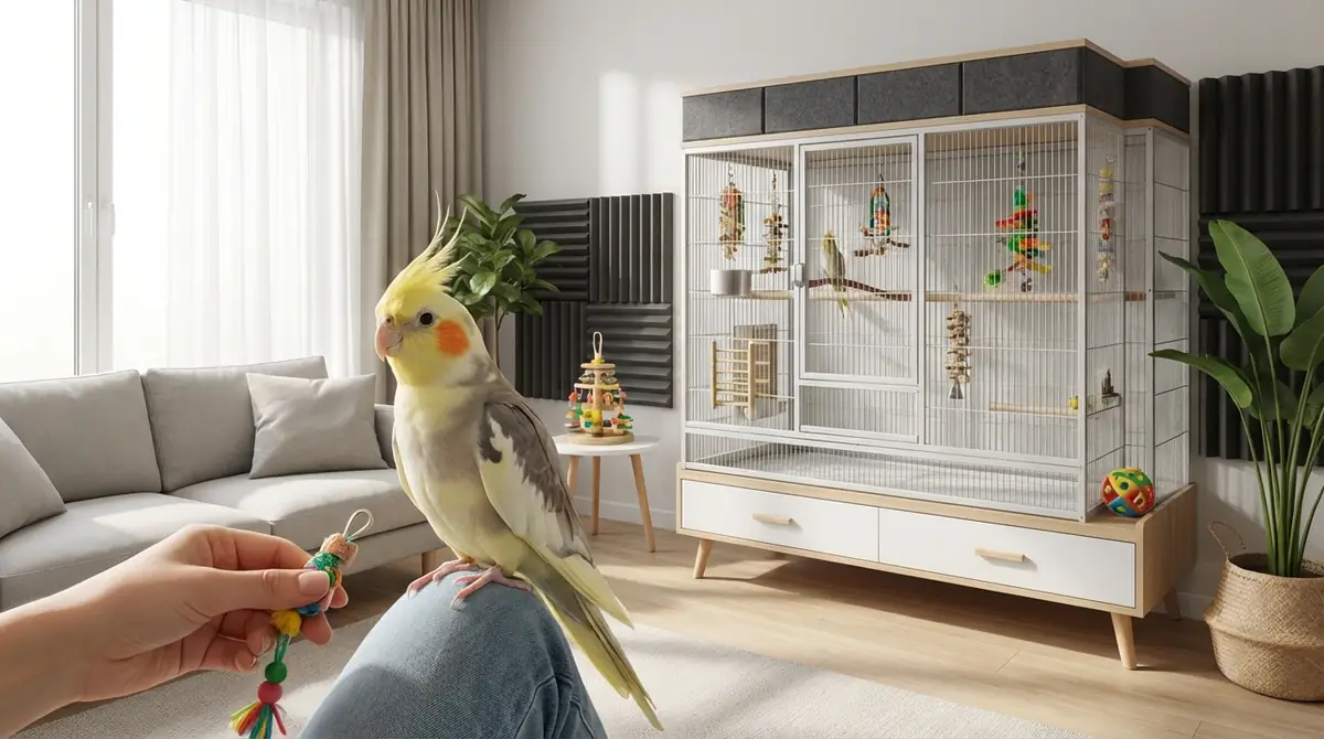 オカメインコの鳴き声を減らす7つの対策