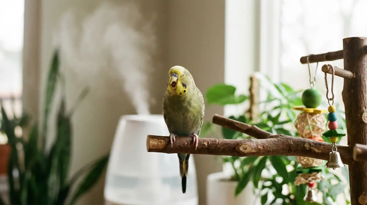 インコのあくびが多いときの対処法【自宅でできる環境改善】