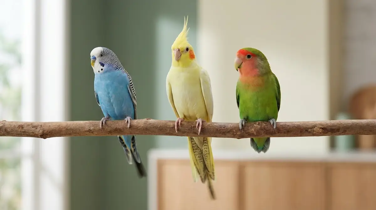 【種類別】セキセイ・オカメ・コザクラインコの尾を振る特徴