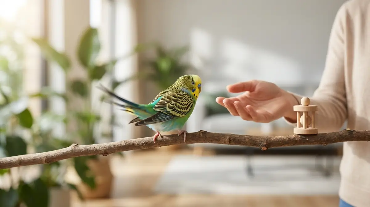 インコが尾を振っている時の正しい対応【状況別】