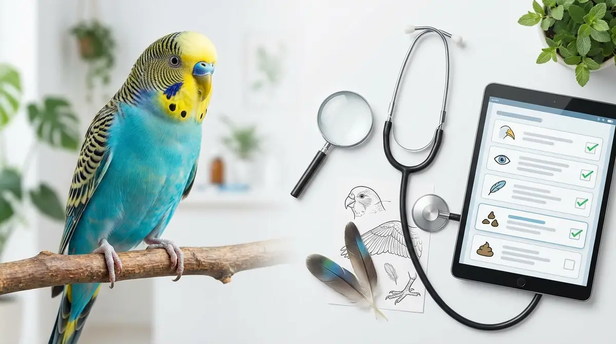 【症状別】インコの病気チェックリスト｜部位・症状から逆引き
