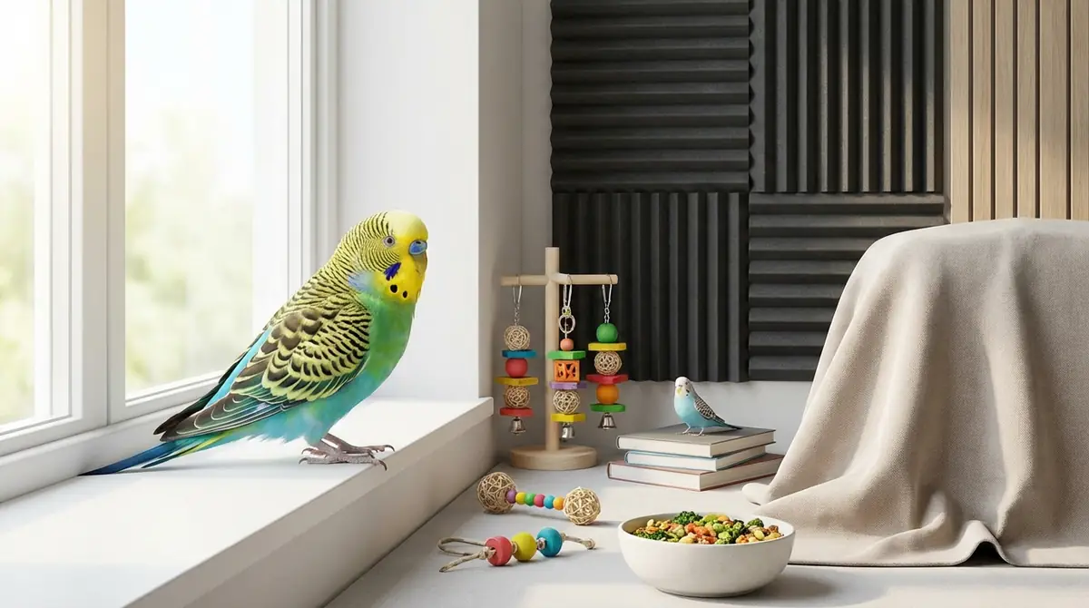 インコの呼び鳴きをやめさせる7つの対策