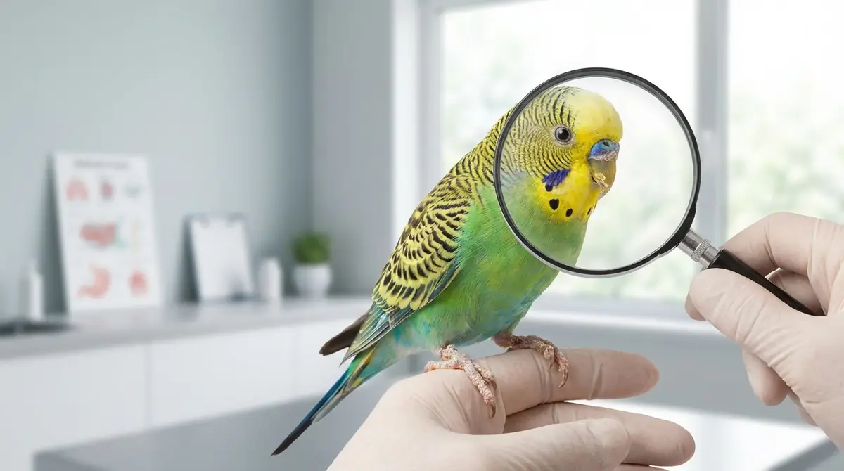 インコの疥癬症とは?原因と感染経路