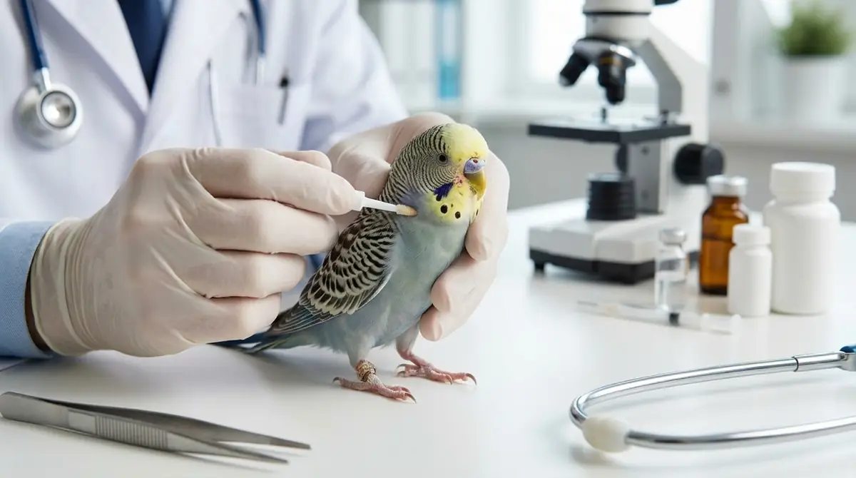 インコの疥癬症の治療法|病院での治療内容と流れ