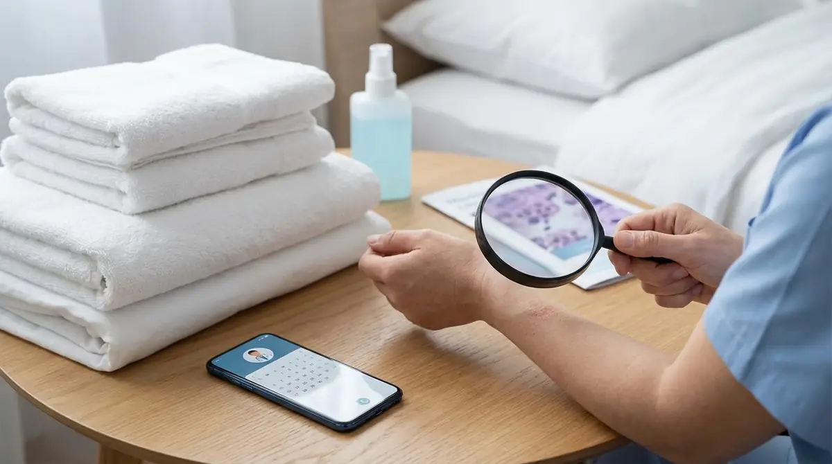 疥癬症を疑ったら|病院受診までにやるべきこと